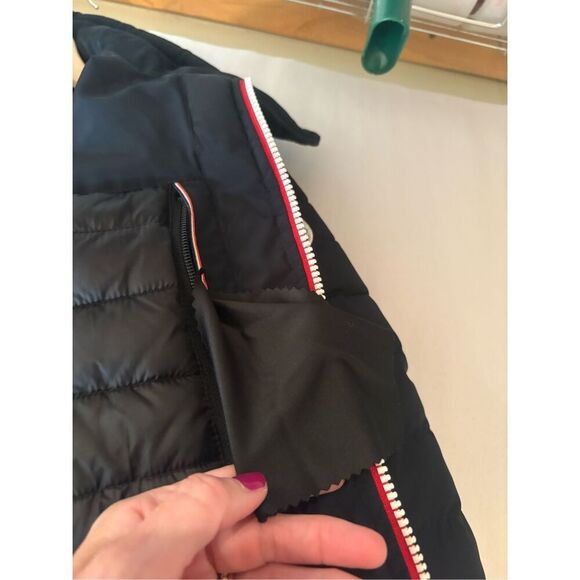 Fusalp Apres-Ski 1952 Puffer Jacket Quilted Coat‎ Navy Blue Full Zip Menswear - Picture 12 of 12